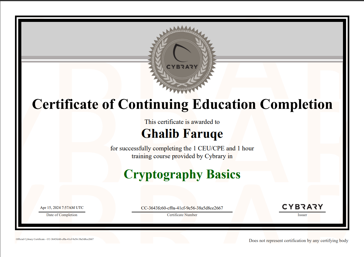 Cryptography