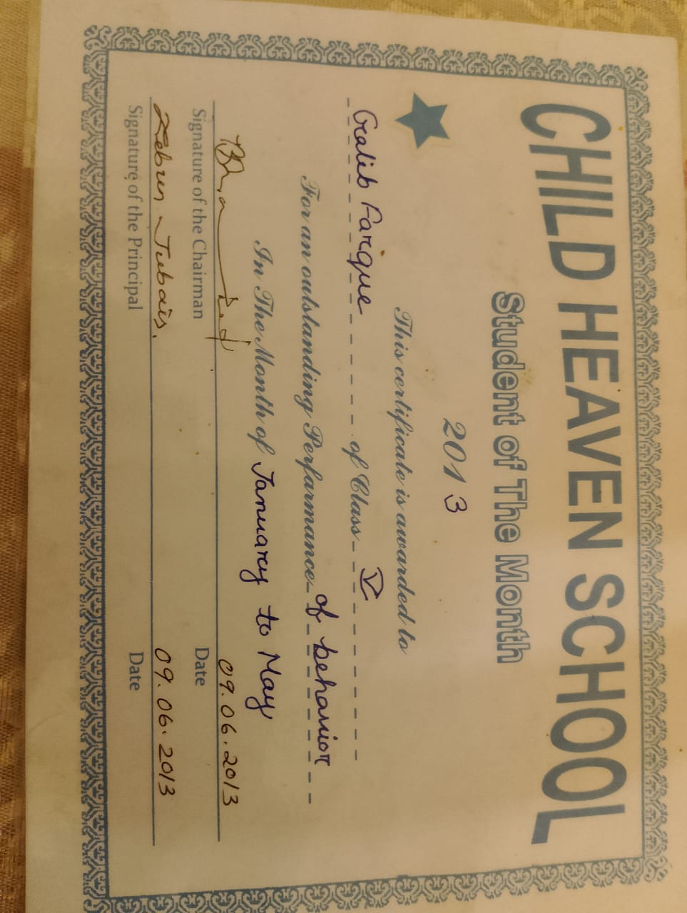 Student of the Month